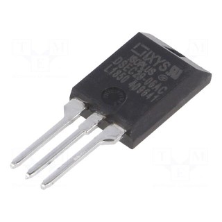 Diode: rectifying | THT | 600V | 2x15A | tube | Ifsm: 110A | ISOPLUS220™