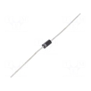 Diode: rectifying | THT | 600V | 1A | reel,tape | Ifsm: 30A | DO41 | 2us