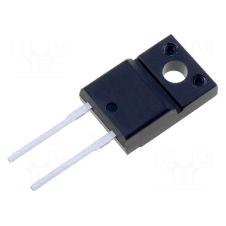Diode: rectifying | THT | 200V | 8A | tube | Ifsm: 88A | TO220F-2 | 25ns