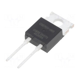 Diode: rectifying | THT | 600V | 30A | tube | Ifsm: 250A | TO220AC | 165W