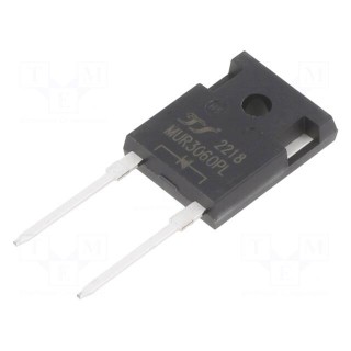 Diode: rectifying | THT | 600V | 30A | tube | Ifsm: 300A | TO247AC | 97ns
