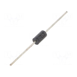 Diode: rectifying | THT | 600V | 3A | Ifsm: 200A | DO27 | Ufmax: 1.2V