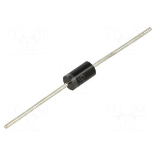 Diode: rectifying | THT | 600V | 5A | Ammo Pack | Ifsm: 150A | DO27 | 100ns