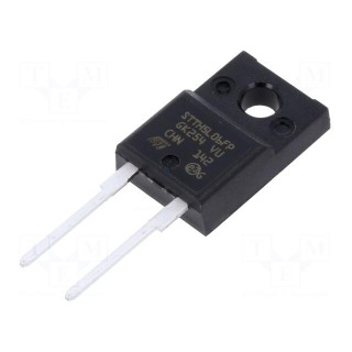 Diode: rectifying | THT | 600V | 5A | tube | Ifsm: 90A | TO220FPAC | 65ns
