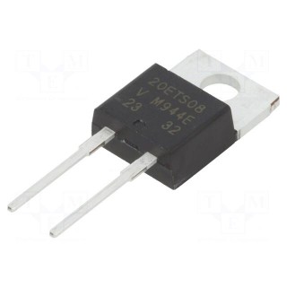 Diode: rectifying | THT | 800V | 20A | tube | Ifsm: 300A | TO220AC | Ir: 1mA