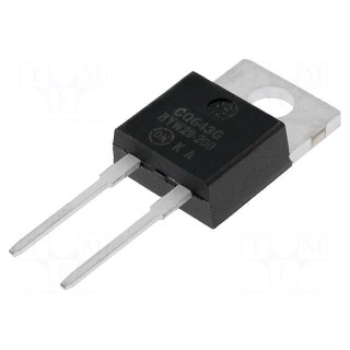 Diode: switching | THT | 200V | 8A | tube | TO220AC | 1.14÷1.39mm