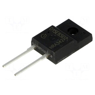 Diode: switching | THT | 650V | 15A | TO220FP-2