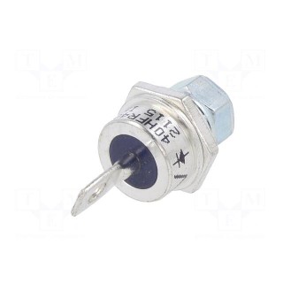 Diode: rectifying | 400V | 1.3V | 40A | anode to stud | DO203AB,DO5