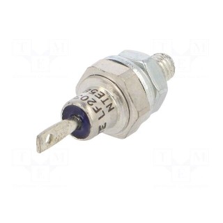 Diode: rectifying | 600V | 1.2V | 30A | cathode to stud | DO4 | Ifsm: 300A