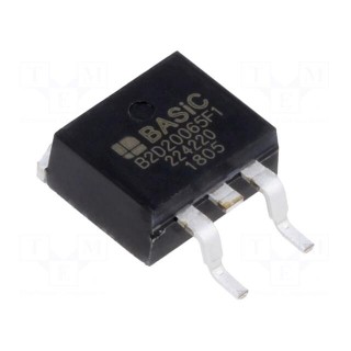 Diode: Schottky rectifying | SiC | SMD | 650V | 20A | TO263-2 | reel,tape