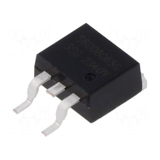 Diode: Schottky rectifying | SiC | SMD | 650V | 6A | D2PAK | reel,tape