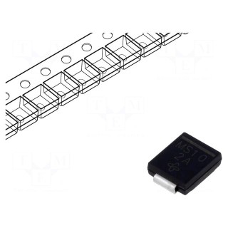 Diode: Schottky rectifying | SMD | 100V | 3A | SMC | reel,tape