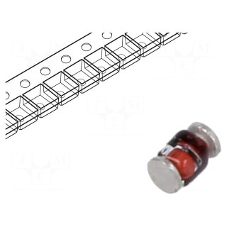 Diode: Schottky rectifying | SMD | 20V | 0.35A | 10ns | reel,tape | 400mW