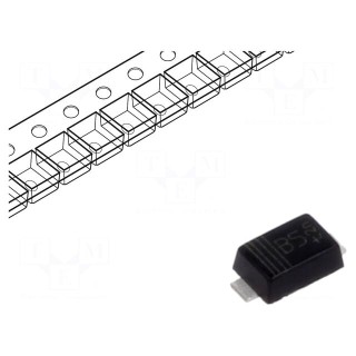 Diode: Schottky rectifying | SMD | 20V | 1A | CFP3,SOD123W | reel,tape