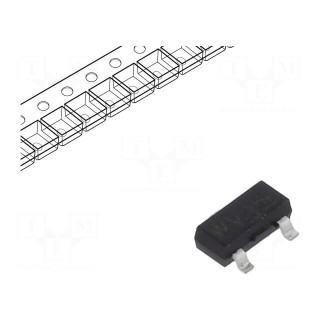 Diode: Schottky rectifying | SMD | 30V | 0.2A | 5ns | SOT23 | reel,tape