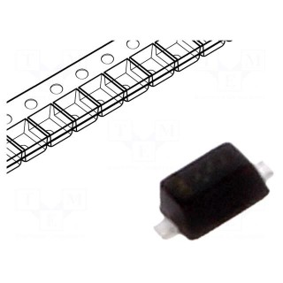 Diode: Schottky rectifying | SMD | 30V | 0.2A | SOD523 | reel,tape
