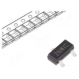 Diode: Schottky rectifying | SMD | 30V | 0.2A | SOT23 | reel,tape