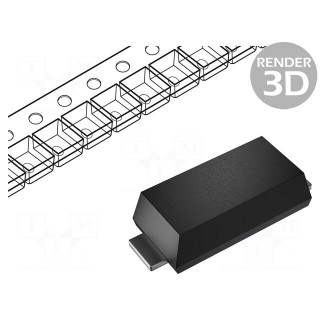 Diode: Schottky rectifying | SMD | 40V | 1.4A | 11ns | CFP3,SOD123W