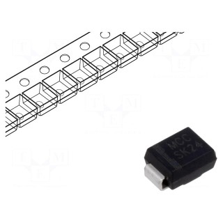 Diode: Schottky rectifying | SMD | 40V | 2A | DO214AA,SMB | reel,tape