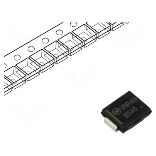 Diode: Schottky rectifying | SMD | 40V | 5A | SMC | reel,tape