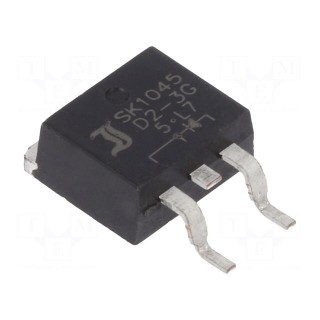 Diode: Schottky rectifying | SMD | 45V | 10A | D2PAK | Package: tube