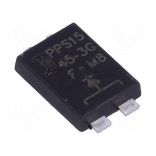 Diode: Schottky rectifying | SMD | 45V | 15A | PowerSMD | reel,tape