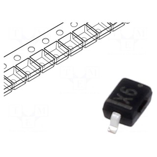 Diode: Schottky rectifying | SMD | 60V | 1A | SOD323 | reel,tape