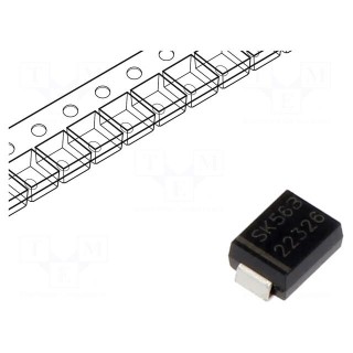 Diode: Schottky rectifying | SMD | 60V | 5A | SMB | reel,tape