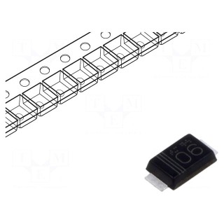 Diode: Schottky rectifying | SMD | 60V | SOD128 | reel,tape