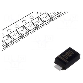 Diode: Schottky rectifying | SMD | 80V | 1A | SOD123F | reel,tape