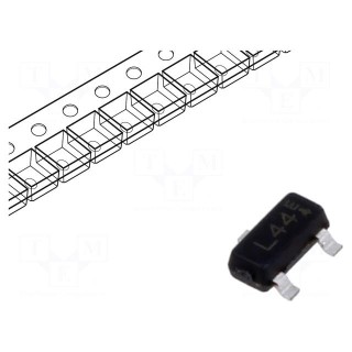 Diode: Schottky switching | SMD | 30V | 0.2A | SOT23 | reel,tape | 225mW