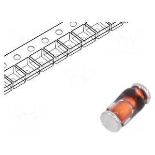 Diode: Schottky switching | SMD | 50V | 0.6A | 4ns | MELF quadro,SOD80