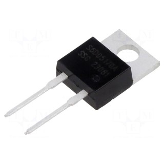 Diode: Schottky rectifying | SiC | THT | 1.7kV | 5A | 166.7W | TO220AC