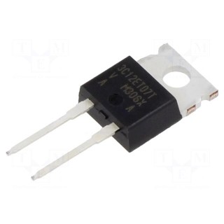 Diode: Schottky rectifying | SiC | THT | 650V | 12A | TO220-2 | tube