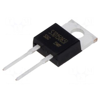 Diode: Schottky rectifying | SiC | THT | 650V | 15A | 116W | TO220ISO