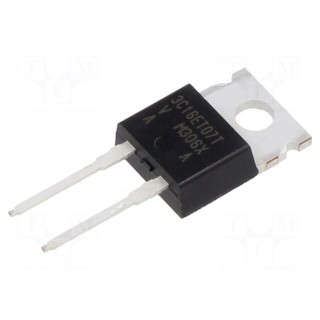 Diode: Schottky rectifying | SiC | THT | 650V | 16A | TO220-2 | tube