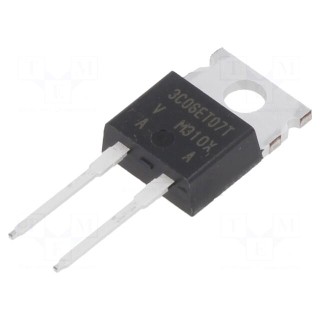 Diode: Schottky rectifying | SiC | THT | 650V | 6A | TO220-2 | tube