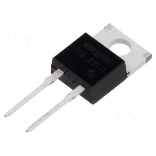 Diode: Schottky rectifying | THT | 100V | 20A | TO220AC | tube | Ir: 1mA