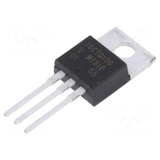 Diode: Schottky rectifying | THT | 100V | 8Ax2 | TO220AB | tube