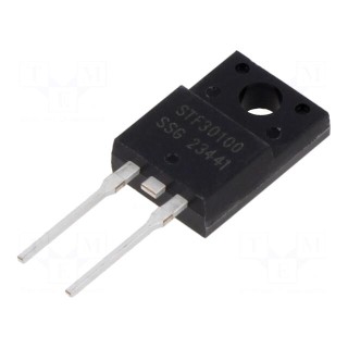 Diode: Schottky rectifying | THT | 100V | 30A | ITO220AB | tube