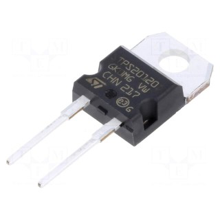 Diode: Schottky rectifying | THT | 120V | 20A | TO220AC | tube