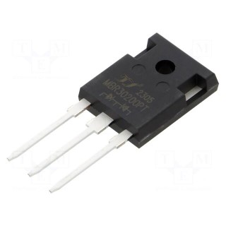 Diode: Schottky rectifying | THT | 200V | 30A | TO247-3 | tube