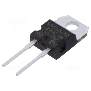 Diode: Schottky rectifying | THT | 25V | 10A | TO220AC | tube