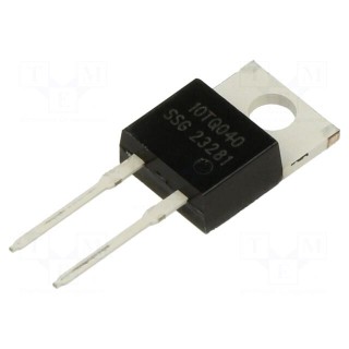 Diode: Schottky rectifying | THT | 40V | 10A | TO220AB | tube | Ir: 2mA
