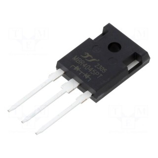 Diode: Schottky rectifying | THT | 45V | 40A | TO247-3 | tube