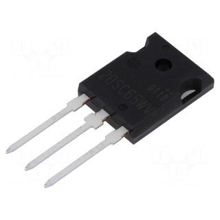 Diode: Schottky rectifying | THT | 650V | 20A | TO247AD | tube | Ir: 100uA