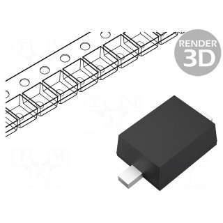 Diode: Schottky rectifying | SMD | 40V | 0.1A | SOD323F | reel,tape