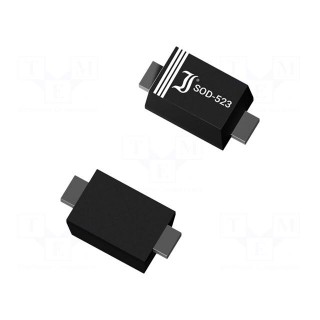 Diode: Zener | 0.3W | 5.1V | SMD | reel,tape | SOD523 | single diode
