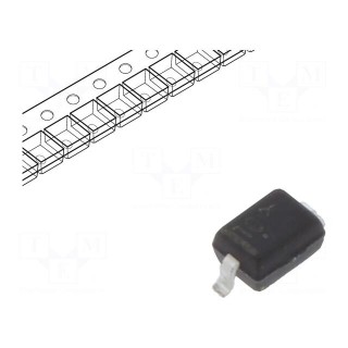 Diode: Zener | 0.3W | 5.6V | SMD | reel,tape | SOD323 | single diode