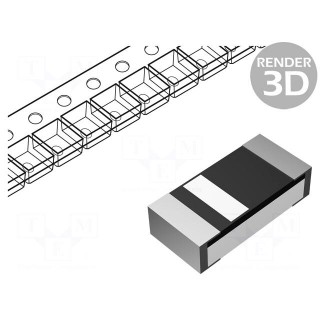 Diode: Zener | 0.5W | 3V | 5mA | SMD | reel,tape | 0805 | single diode